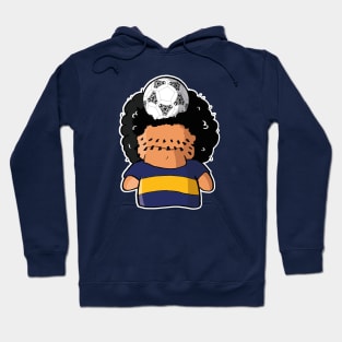 Diego Maradona Cartoon - Boca Juniors Tribute Hoodie